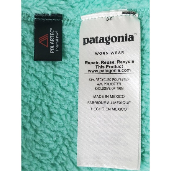 Patagonia Re-tool Snap T Pullover Fleece Vjosa Green Women's Medium Gorpcore - Picture 4 of 9